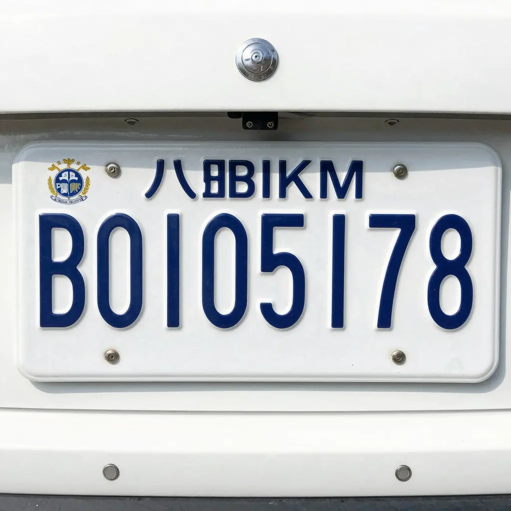 Vehicle License Plate