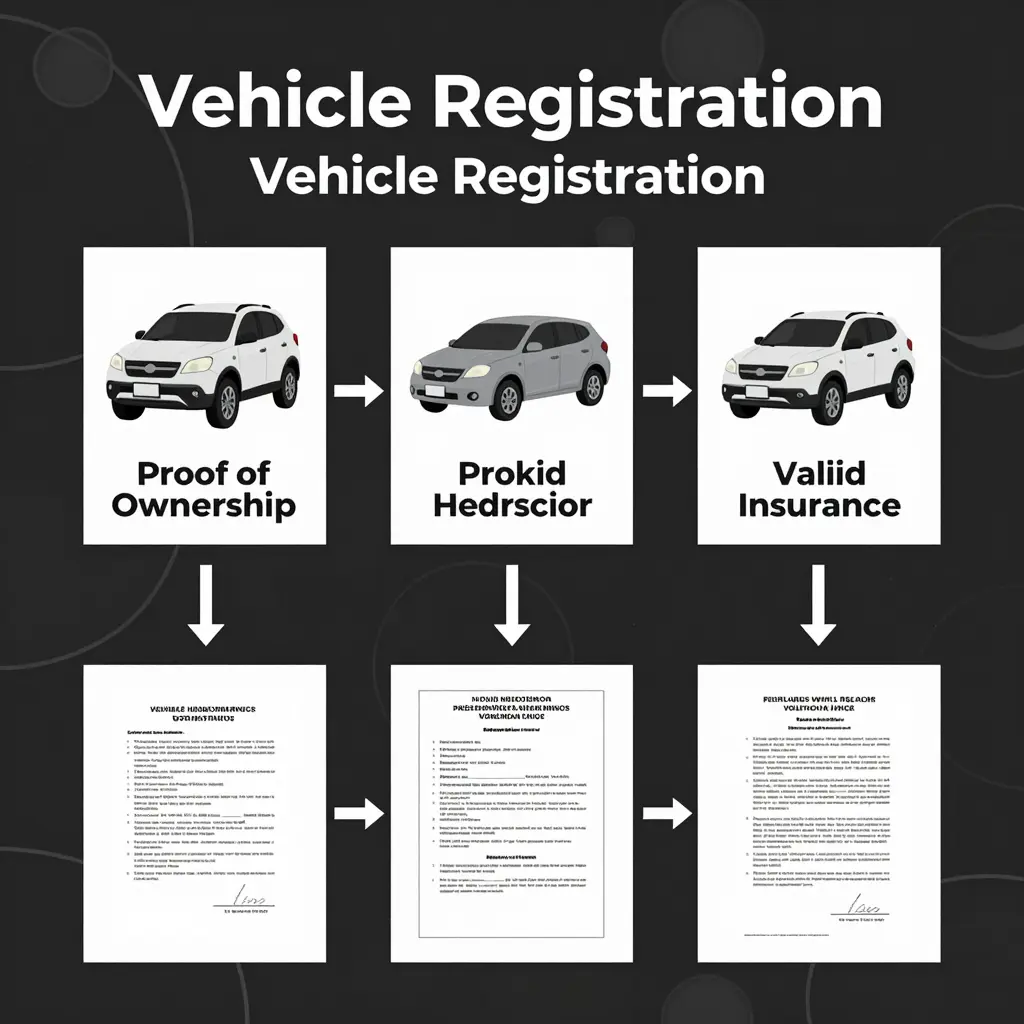Vehicle Registration Process Infographic
