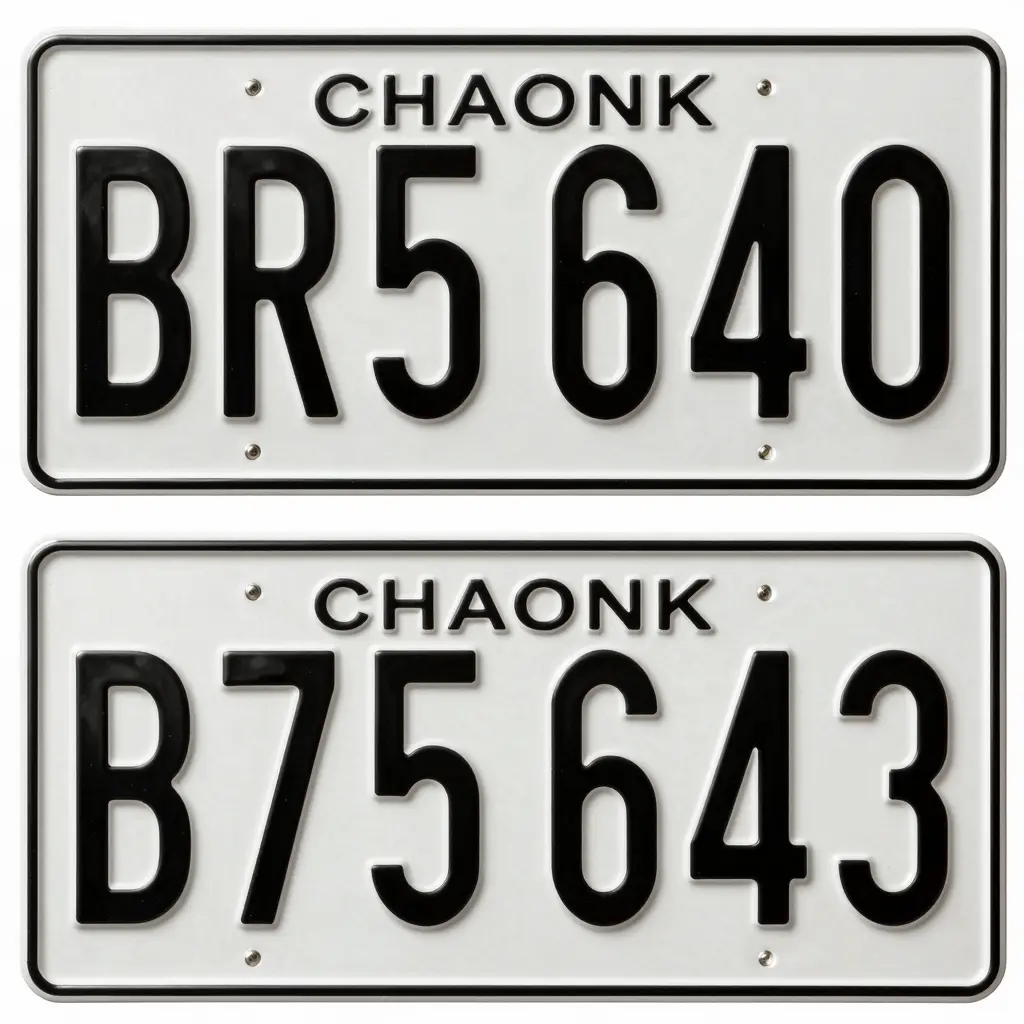 Example of a License Plate